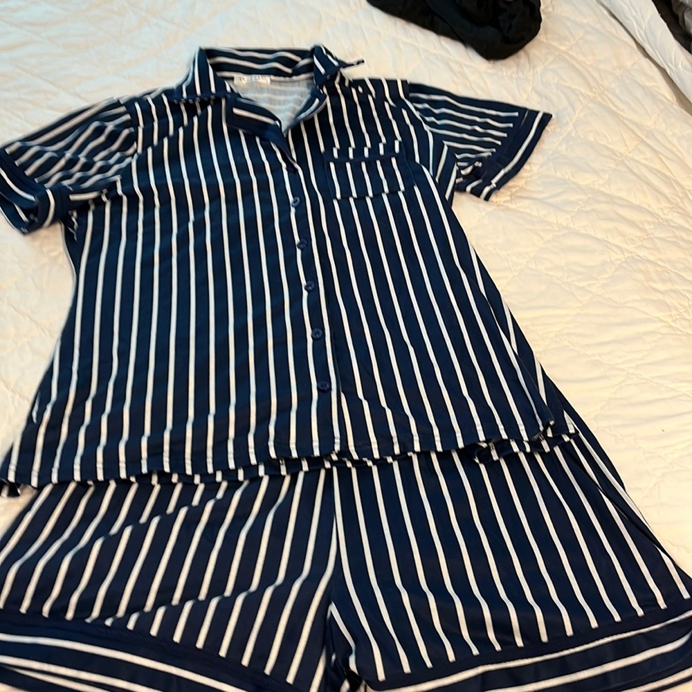 Nautical 2 piece summer PJs🛳